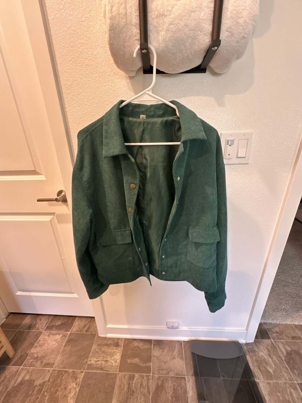 Elodie Green Corduroy Jacket